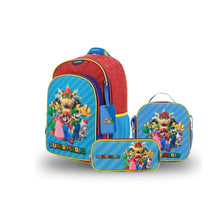 Cargar imagen en el visor de la galería, Kit Escolar Chenson Mario Bros: Mochila, Lonchera y Lapicera - MB66368-KC3