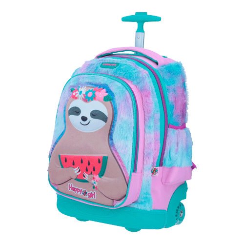 Kit Mochila Con Ruedas Perezoso Chenson Arboledas