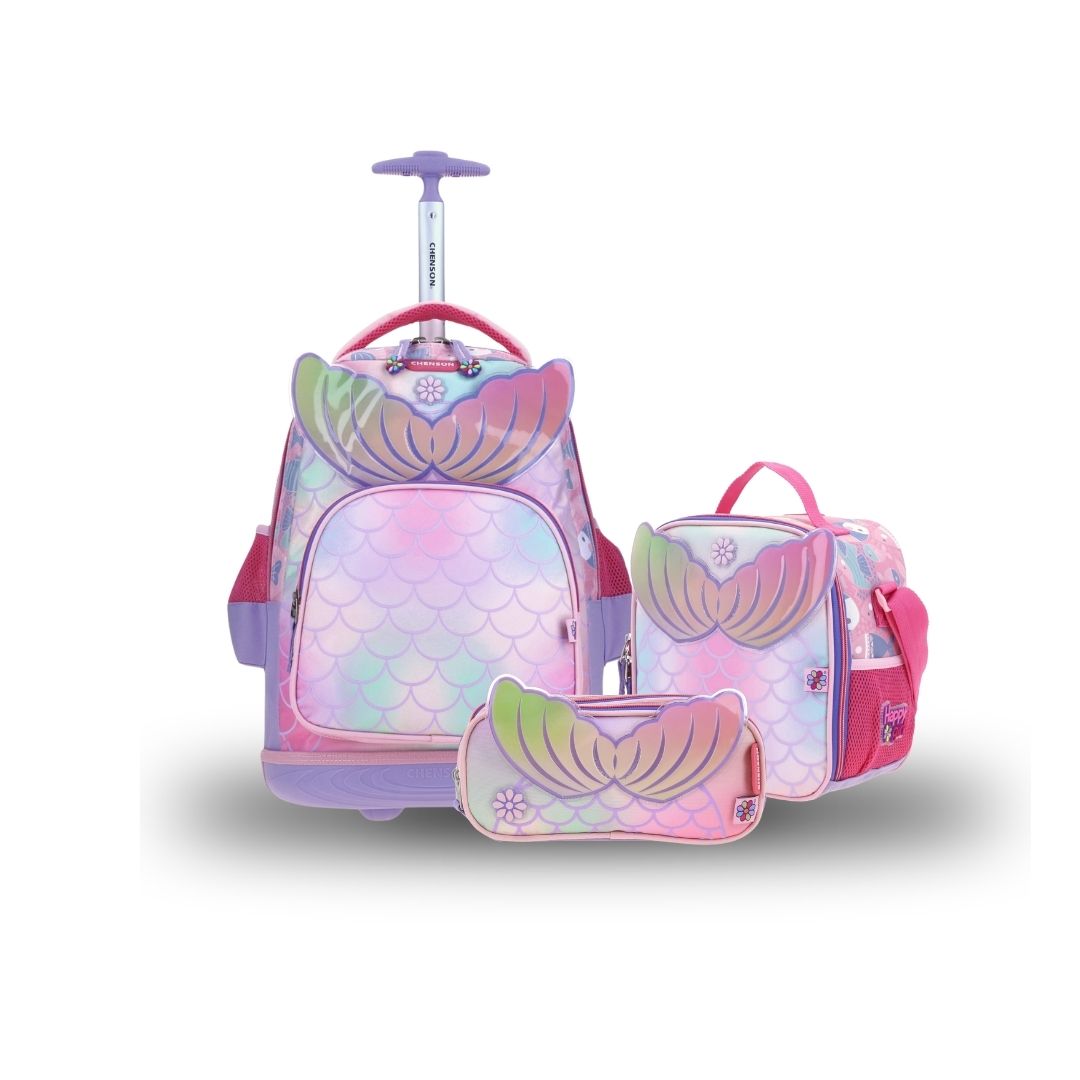 Chenson Carrito Para Niña Princesas Kit Escolar Chenson Para Niña