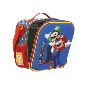 Kit Escolar Chenson Mario Bros: Mochila, Lonchera y Lapicera - MB65970-KB3