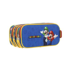 Kit Escolar Chenson Mario Bros: Mochila, Lonchera y Lapicera - MB65970-KB3