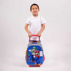 Kit Escolar Chenson Mario Bros: Mochila, Lonchera y Lapicera - MB65970-KB3