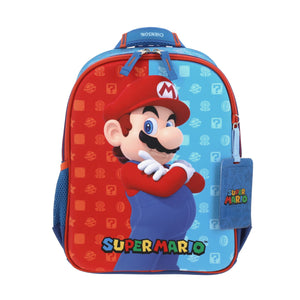 Kit Escolar Chenson Mario Bros: Mochila, Lonchera y Lapicera - MB66081-KC3