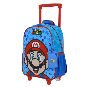 Kit Escolar Chenson Mario Bros: Mochila, Lonchera y Lapicera - MB66131-KB3