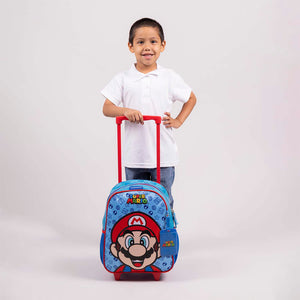 Kit Escolar Chenson Mario Bros: Mochila, Lonchera y Lapicera - MB66131-KB3