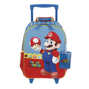 Kit Escolar Chenson Mario Bros: Mochila, Lonchera y Lapicera - MB66263-KB3