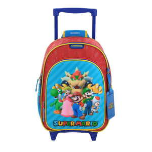 Kit Escolar Chenson Mario Bros: Mochila, Lonchera y Lapicera - MB66371-KB3