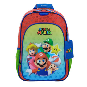 Kit Escolar Chenson Mario Bros: Mochila, Lonchera y Lapicera - MB66454-KC3